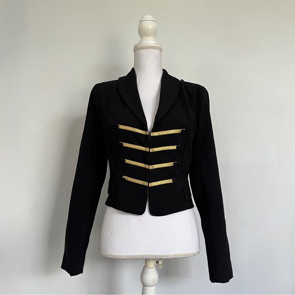 Vintage forever 21 black military style jacket. - Picture 1 of 4